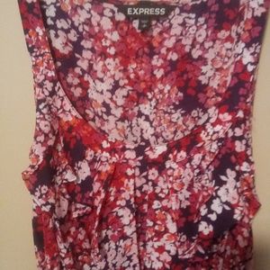 Pink floral Express dress
